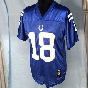 Retro Indianapolis Colts #18 Payton Manning Reebok Jersey size Youth Large 14-16